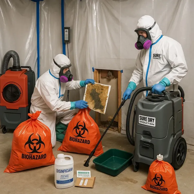 Contaminated Water Handling Protocols process in Glen Lyon, PA