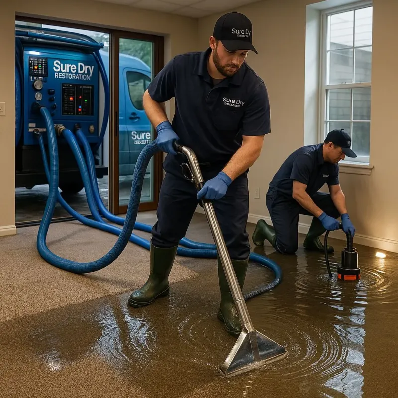 Water Extraction and Removal process in Glen Lyon, PA
